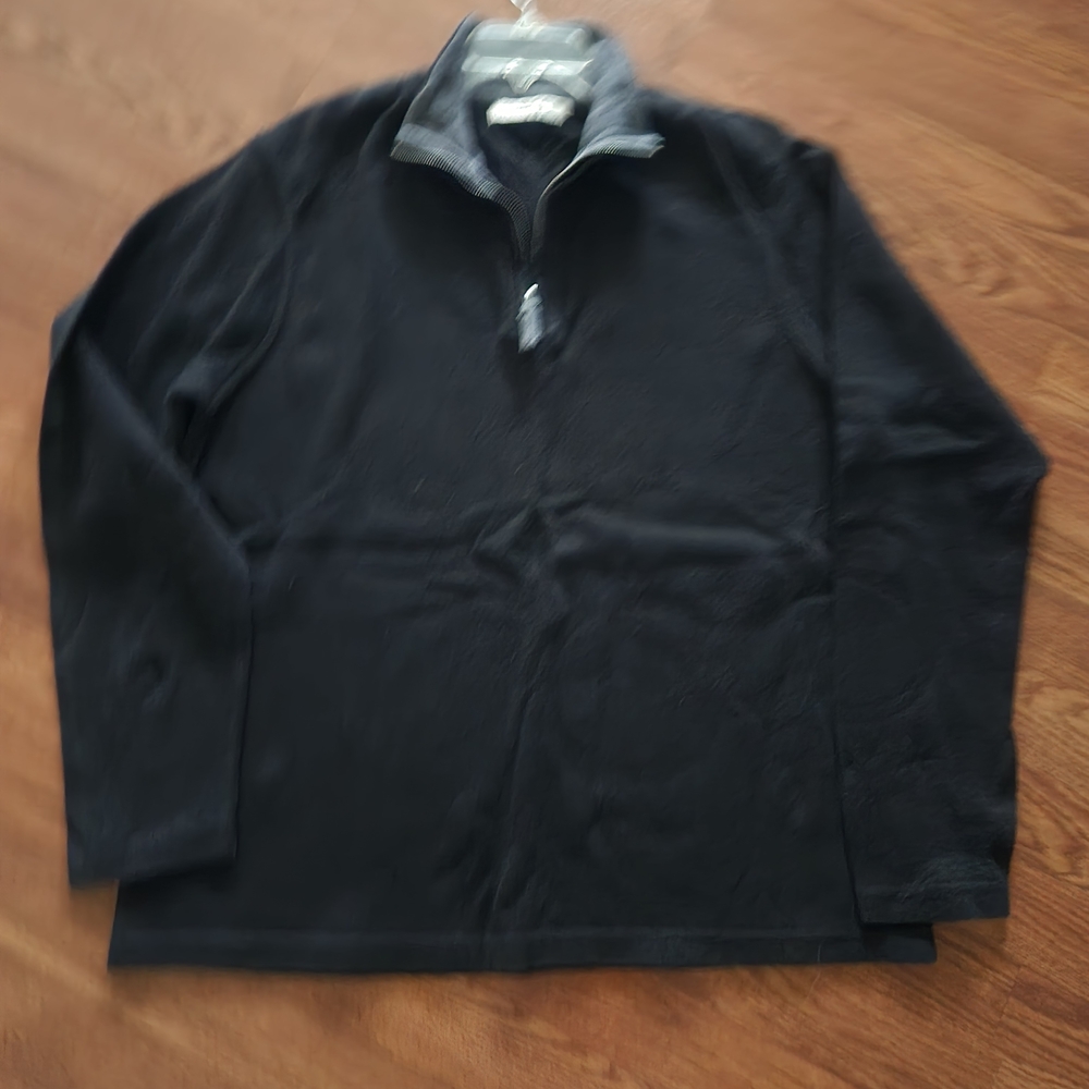Old Navy Black Quarter-Zip Sweatshirt